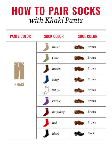 What Color Socks with Khaki Pants ...